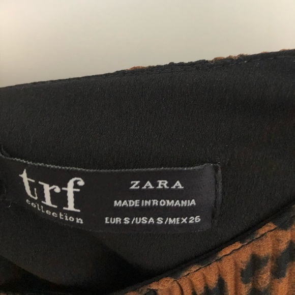 Zara Leopard Print Pleated Playsuit - Picture 5 of 5